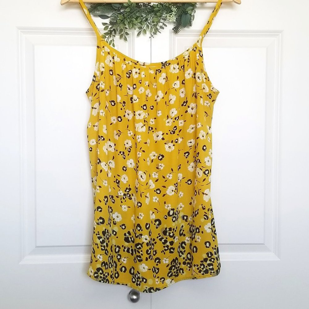 EUC Floral Leopard Couple Cami #5735